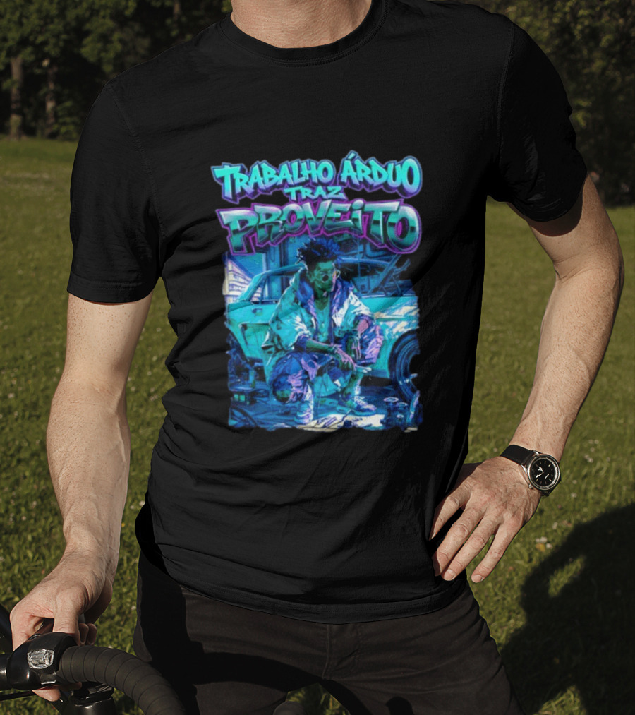 Trabalho Árduo Traz Proveito Neon T-Shirt