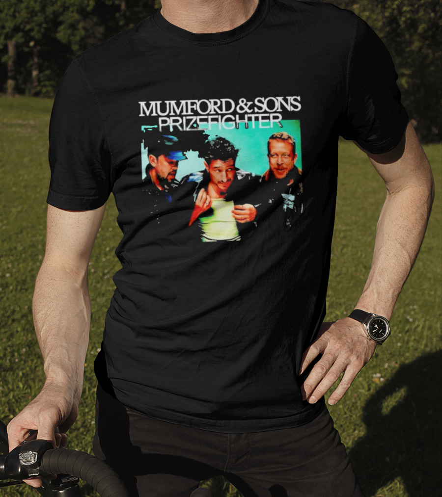 Mumford And Sons Prizefighter North America Tour 2026 City Dates Washed Vintage Band Merch T-Shirt