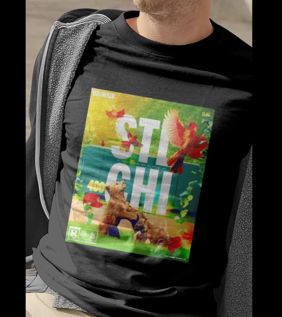 STL CHI St Louis Cardinals Vs Chicago Cubs 400 Stadium Rivalry 9 25 31 T-Shirt