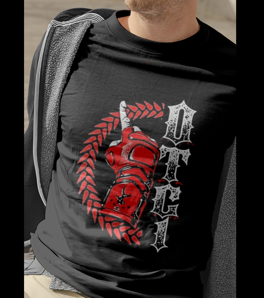 The Elite Bullet Club Pro Wrestling All Elite Wrestling AEW OTTC1 Red Glove T-Shirt