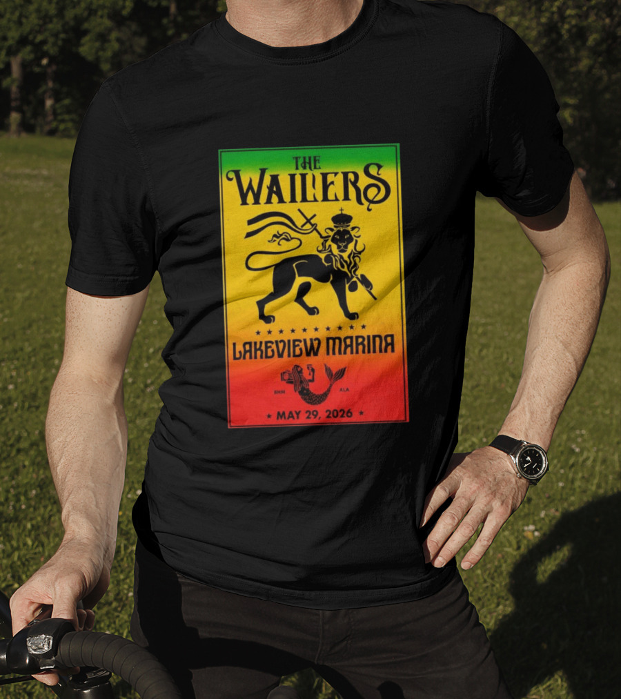 The Wailers Lakeview Marina Birmingham AL May 29 2026 Lion And Mermaid T-Shirt