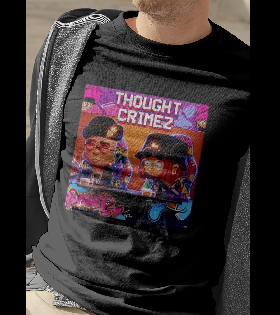 Thought Crimez Ramitez MP SIN Podcast T-Shirt