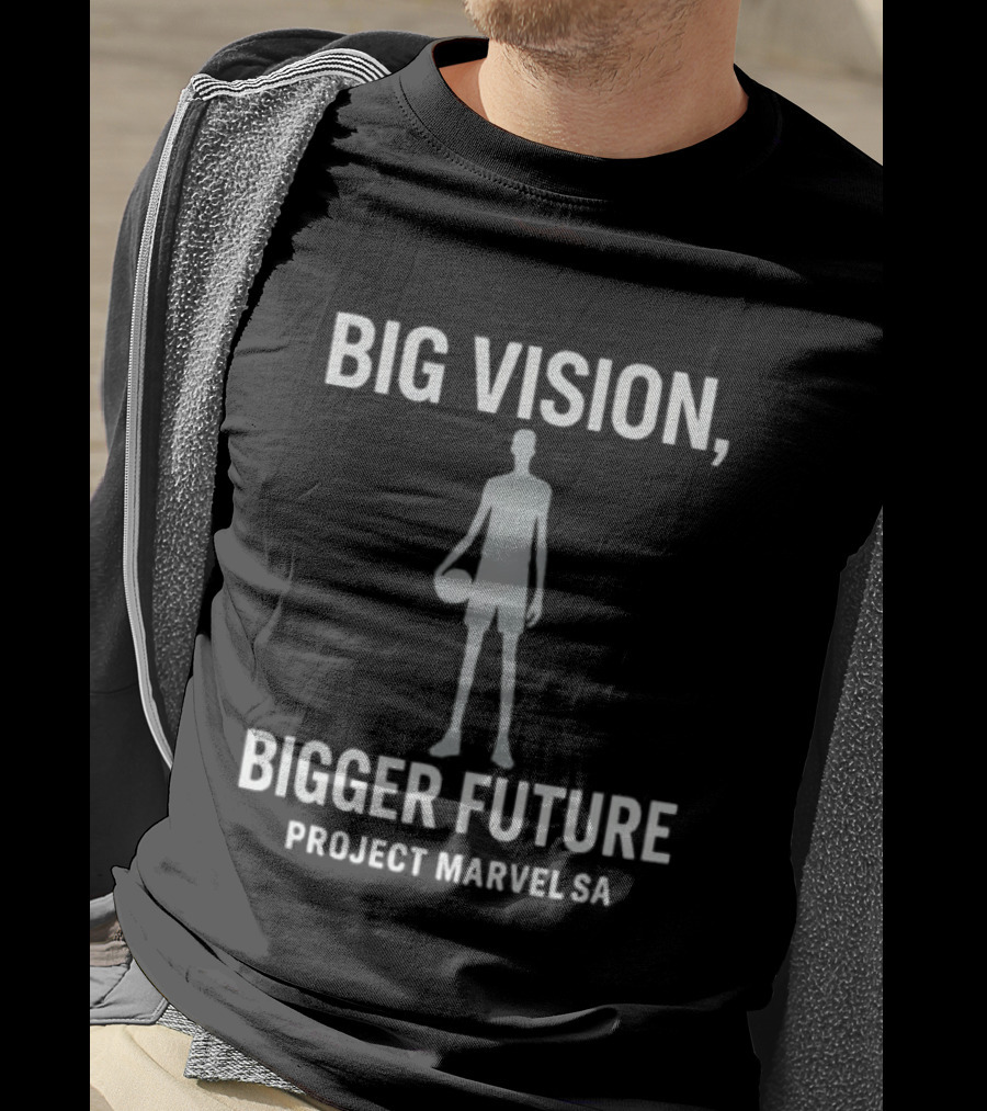 Victor Wembanyama Big Vision Bigger Future Project Marvel SA T-Shirt