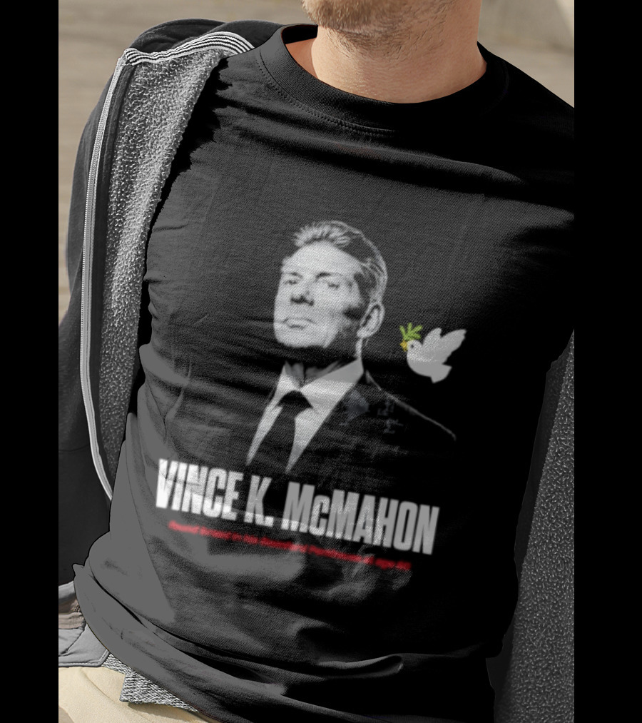 Vince K. McMahon Dove And Clover T-Shirt
