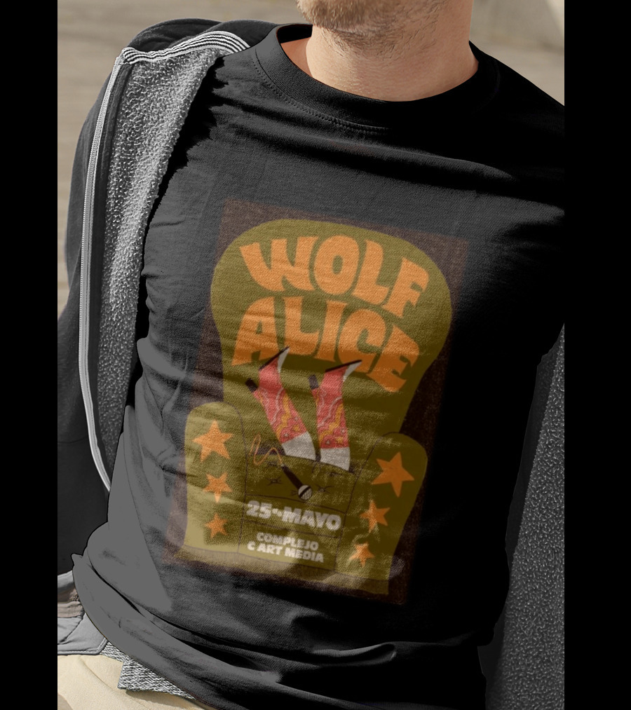 Wolf Alice Complejo C Art Media 25 De Mayo 2026 T-Shirt
