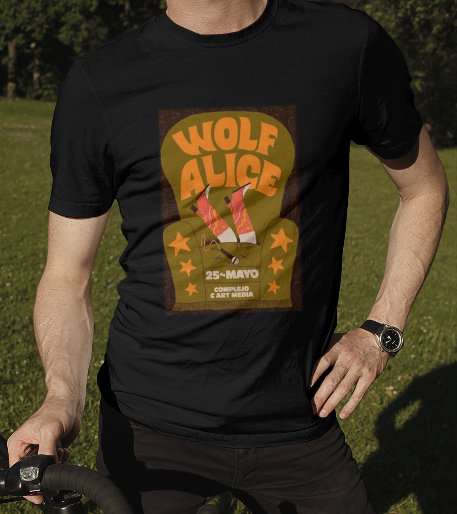 Wolf Alice Complejo C Art Media 25 De Mayo 2026 T-Shirt