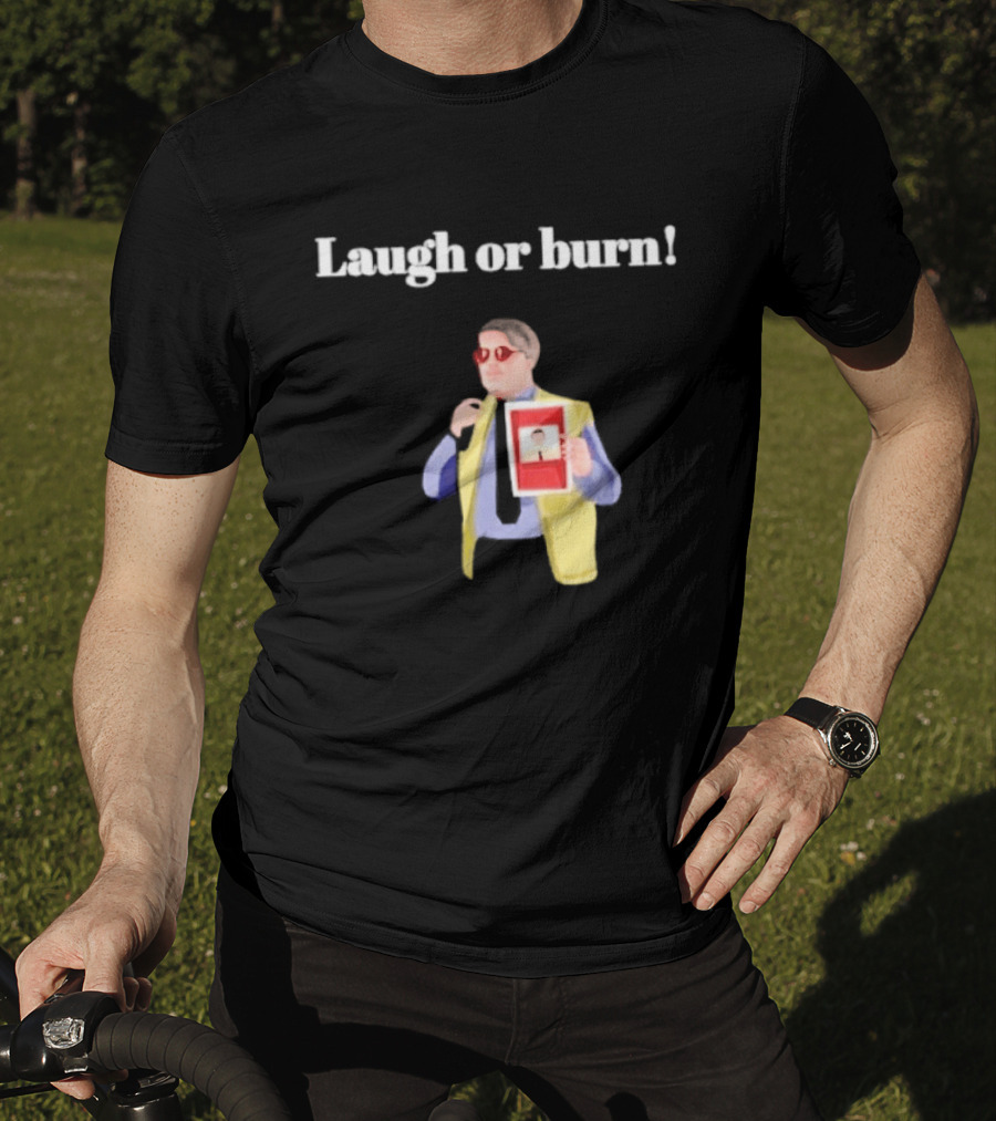 Hannibal Lecter Laugh Or Burn Will Graham The Running Man T-Shirt