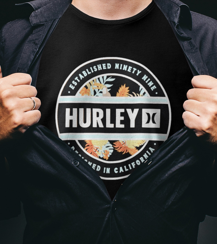 Hurley Established Ninety Nine Tropical California Collection T-Shirt