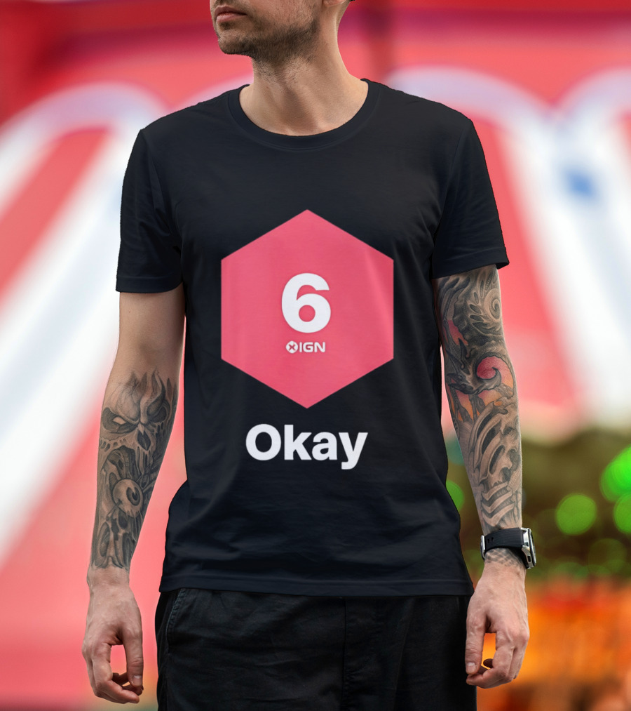 IGN Gaming Review Meme Culture 6 Okay Rating T-Shirt