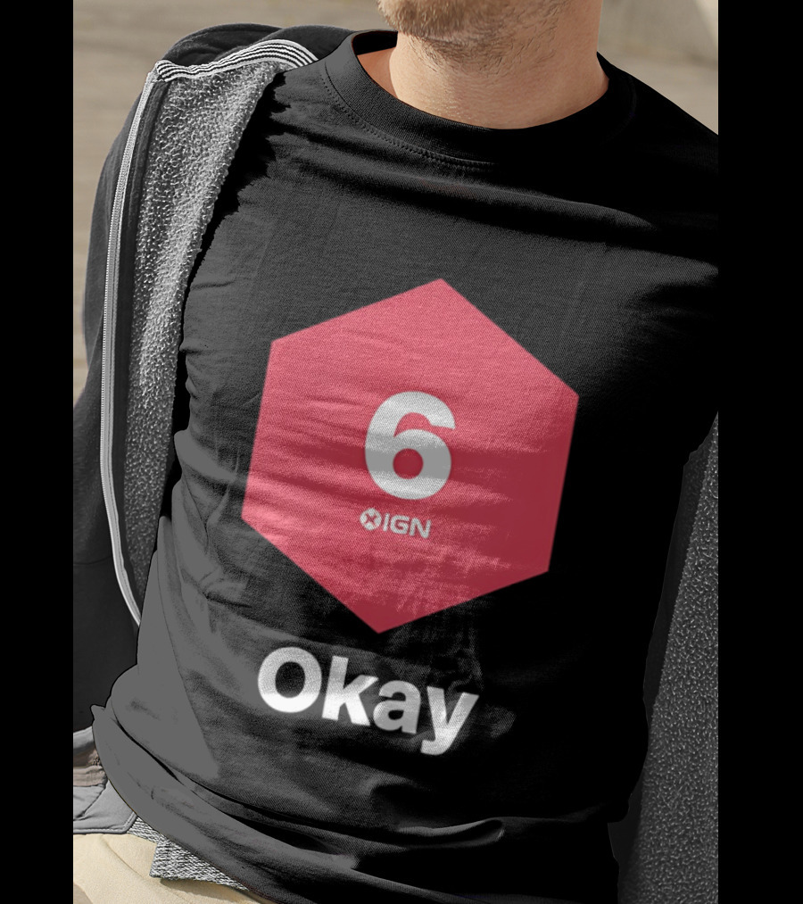 IGN Gaming Review Meme Culture 6 Okay Rating T-Shirt