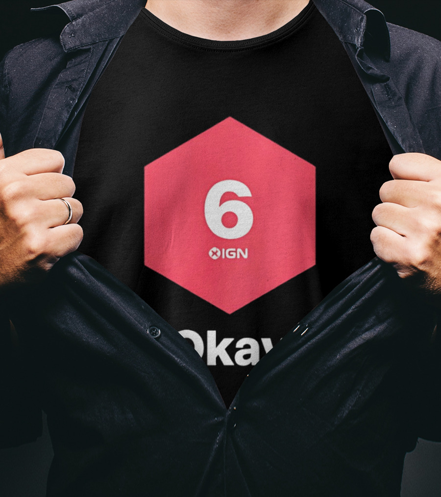 IGN Gaming Review Meme Culture 6 Okay Rating T-Shirt