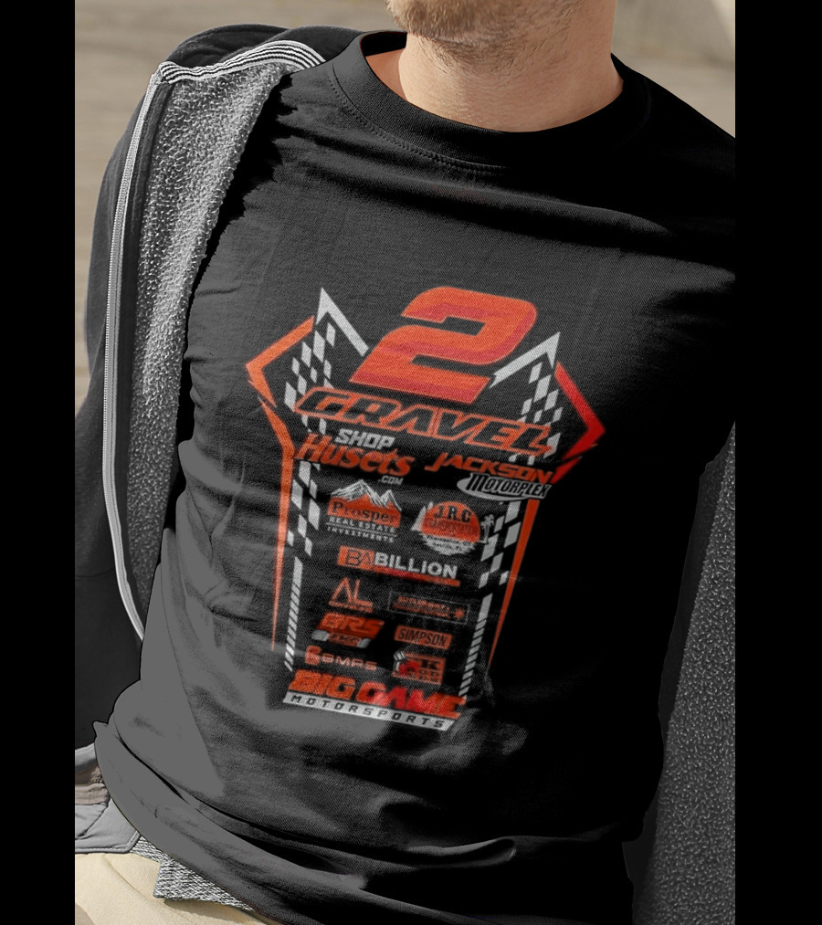 2 Gravel BBR Huset's JRC Billion Big Game Motorsports T-Shirt