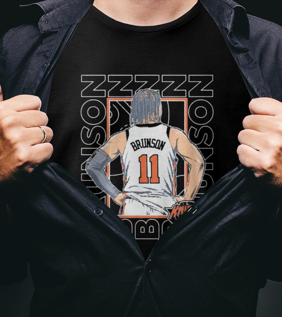 BRUNSON 11 New York Knicks Jalen Brunson ZZZZ T-Shirt