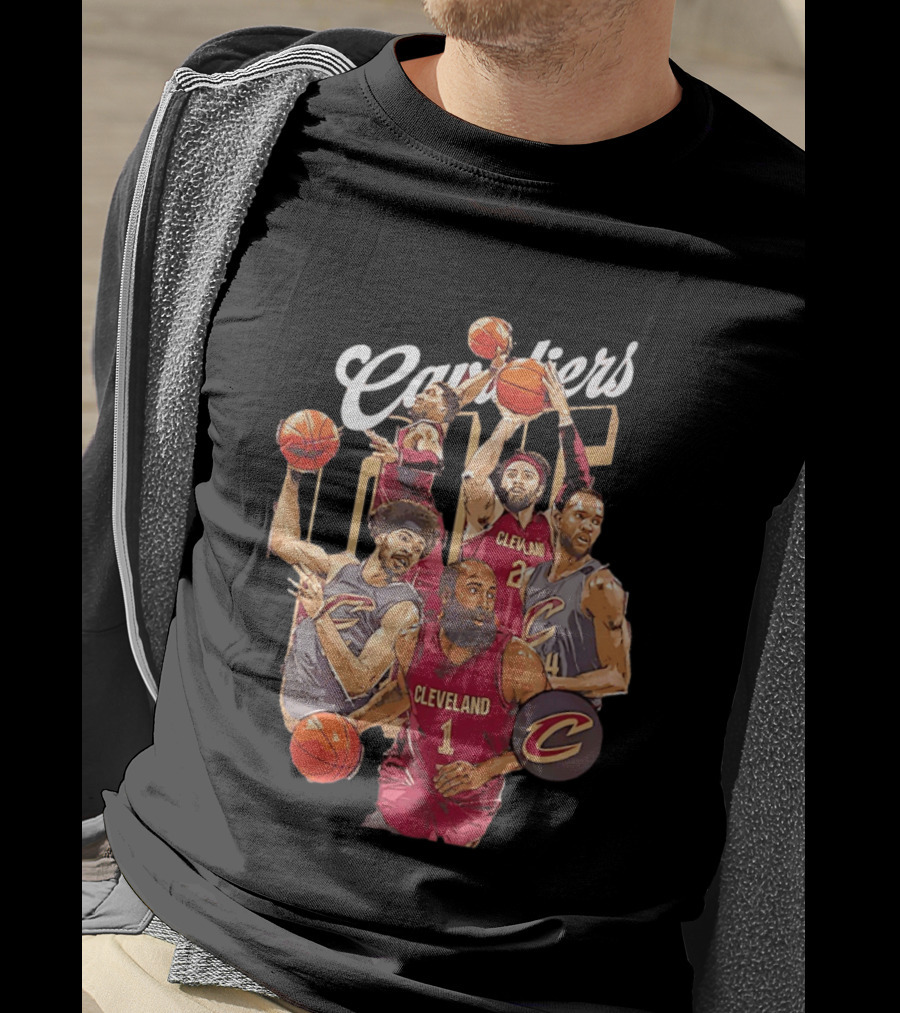 Cleveland Cavaliers James Harden Darius Garland Donovan Mitchell Basketball Players T-Shirt