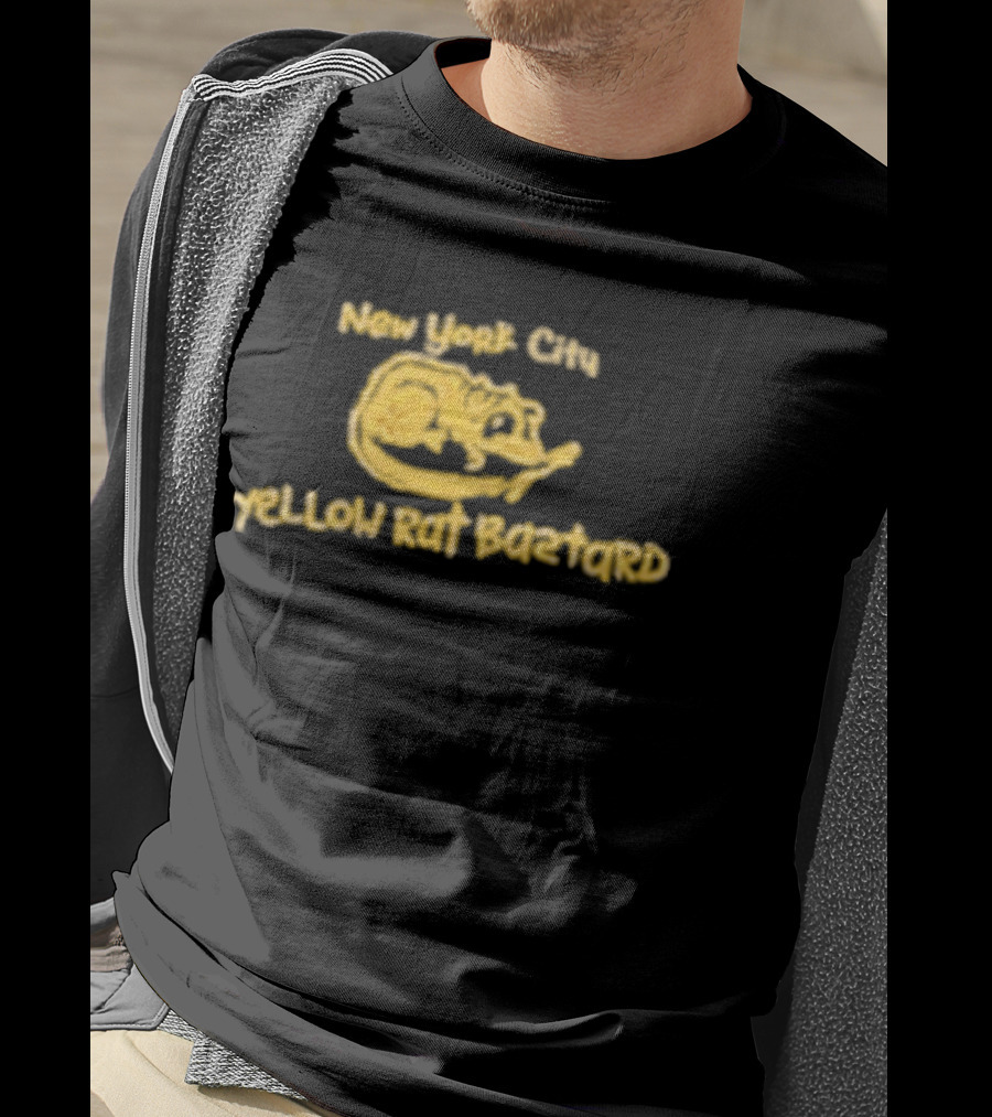 New York City Yellow Rat Bastard Iconic Urban Streetwear Brand T-Shirt
