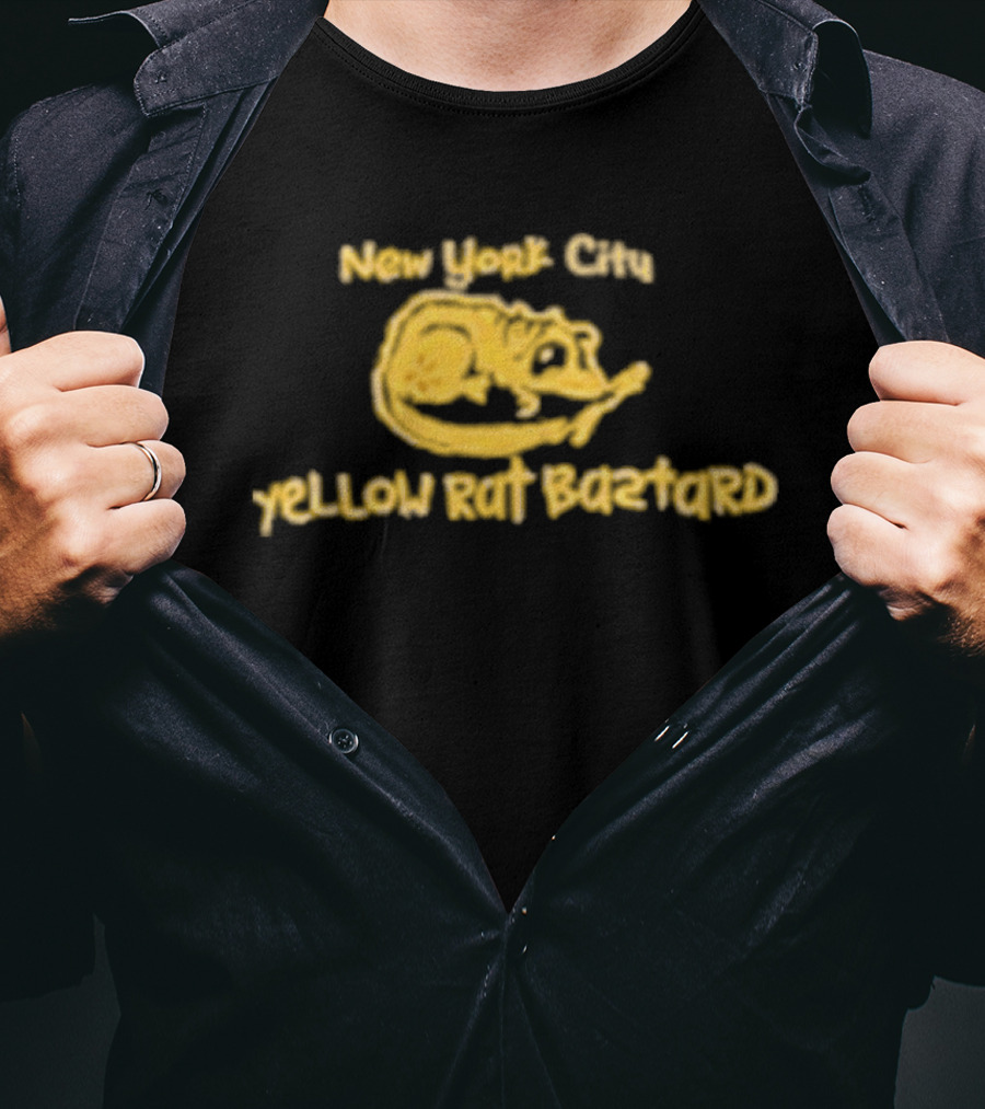 New York City Yellow Rat Bastard Iconic Urban Streetwear Brand T-Shirt