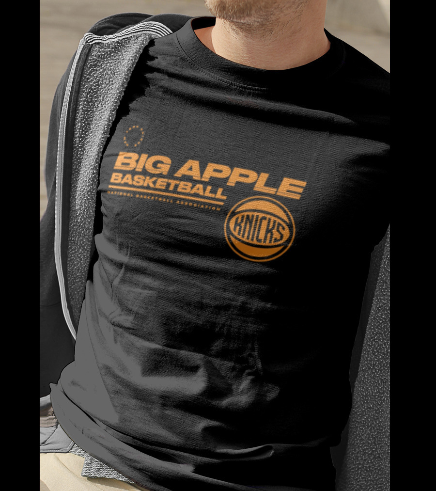 Big Apple Basketball New York Knicks National Basketball Association T-Shirt