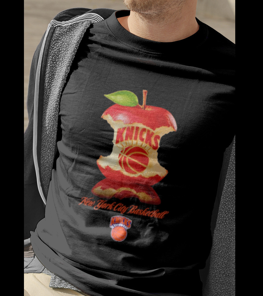 New York Knicks Big Apple Basketball NYC T-Shirt