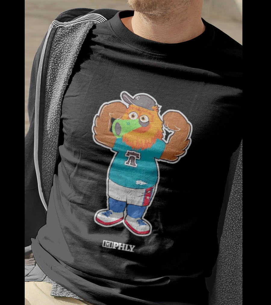 Phillie Phanatic Peashooter Phillies Eagles Plants Vs Zombies Mashup PHLY Fan T-Shirt