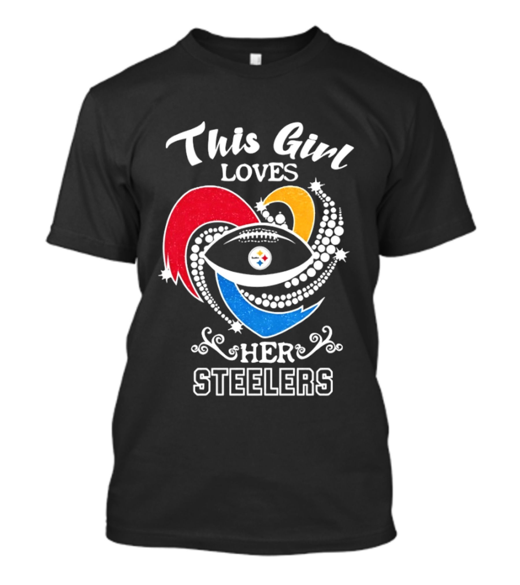 This Girl Loves Her Steelers Football Passion T-Shirt