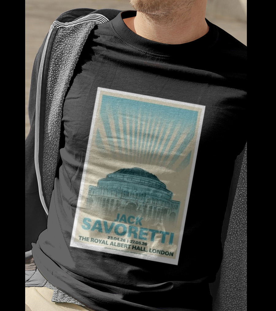 Jack Savoretti The Royal Albert Hall London Tour 23.04.26 27.05.26 T-Shirt