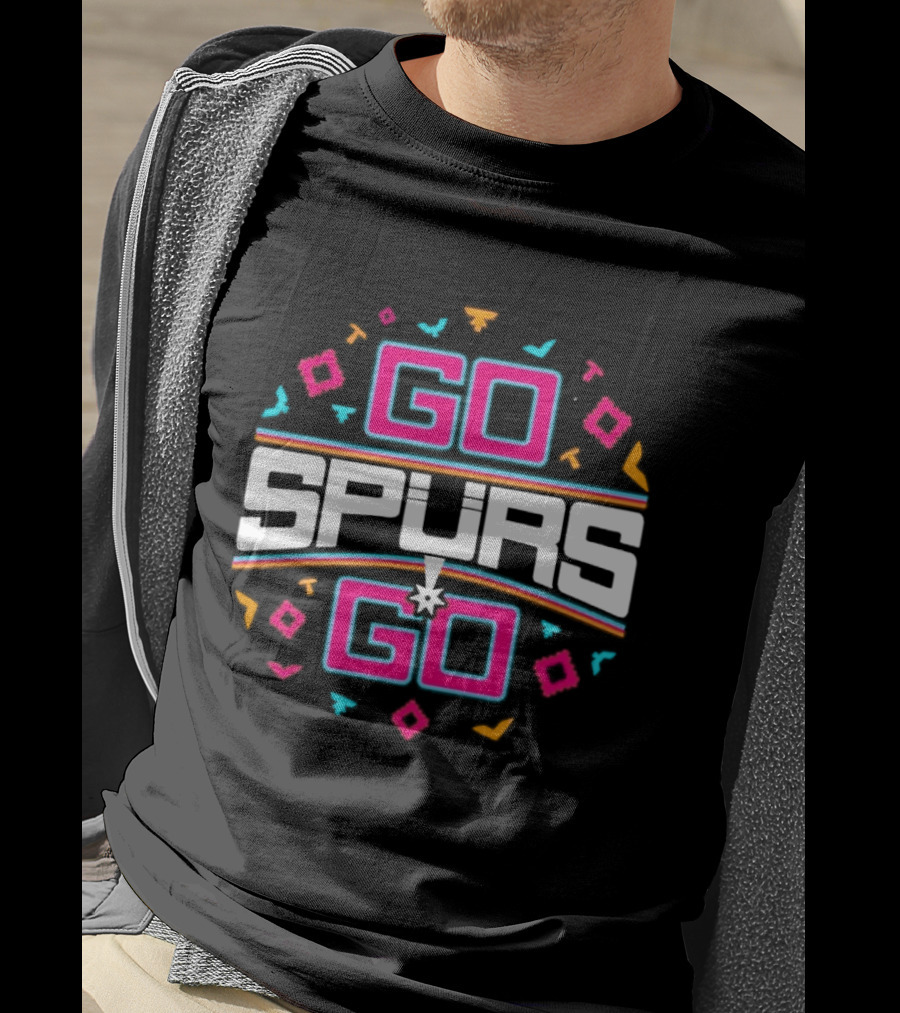 Go Spurs Go San Antonio Spurs NBA Team Spirit Celebration T-Shirt
