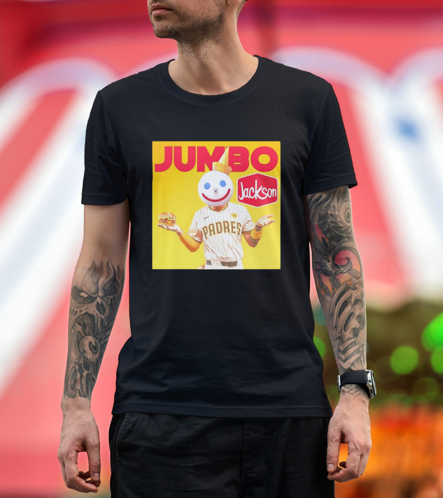 San Diego Padres MLB Jumbo Jack Jackson Collaboration T-Shirt