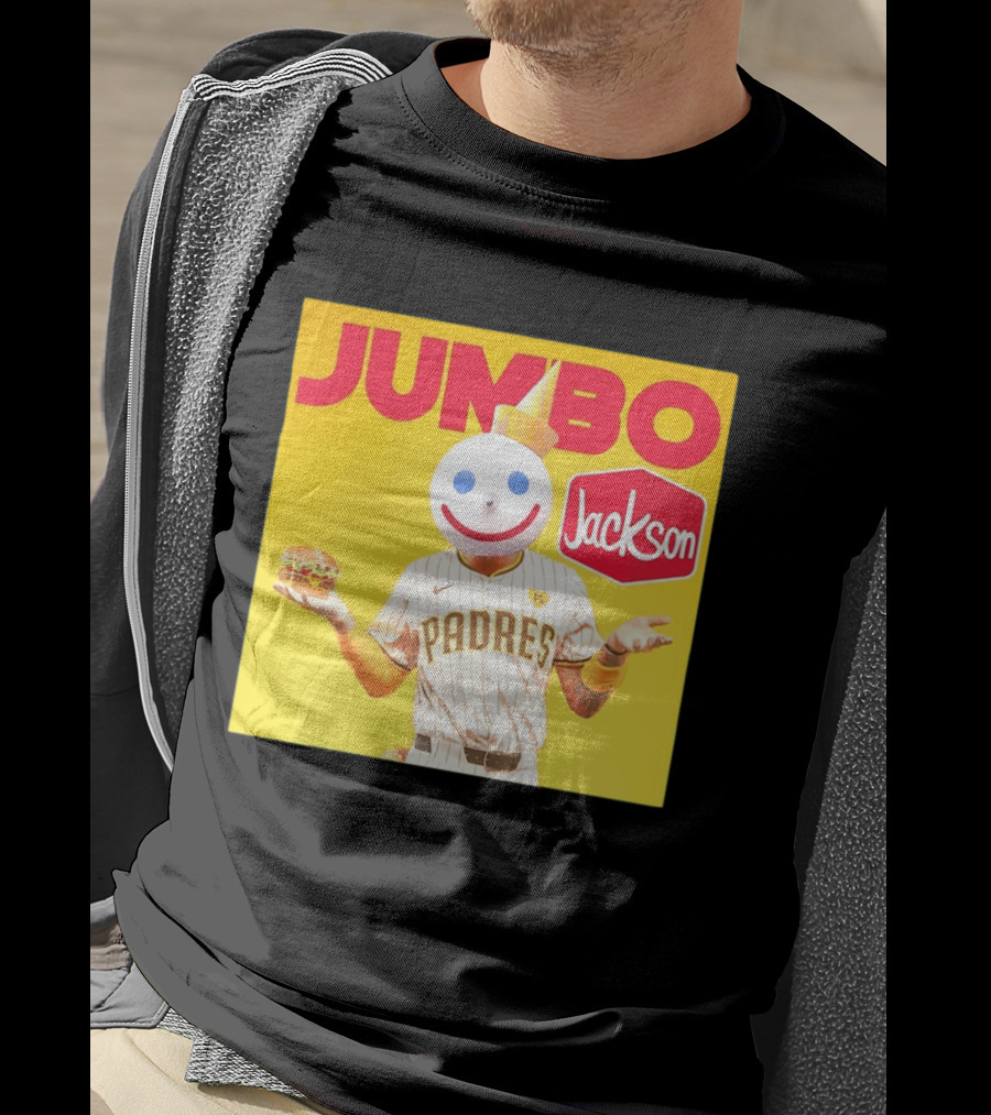 San Diego Padres MLB Jumbo Jack Jackson Collaboration T-Shirt