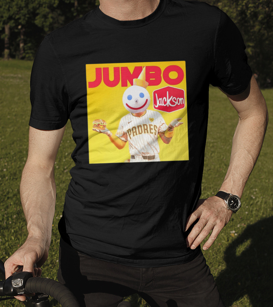 San Diego Padres MLB Jumbo Jack Jackson Collaboration T-Shirt