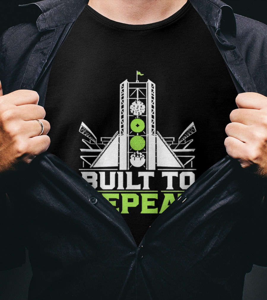 Seattle Seahawks Built To Repeat Stadium Celebration T-Shirt