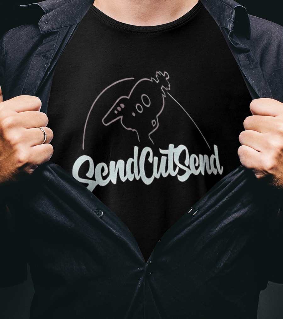 SendCutSend Robot T-Shirt