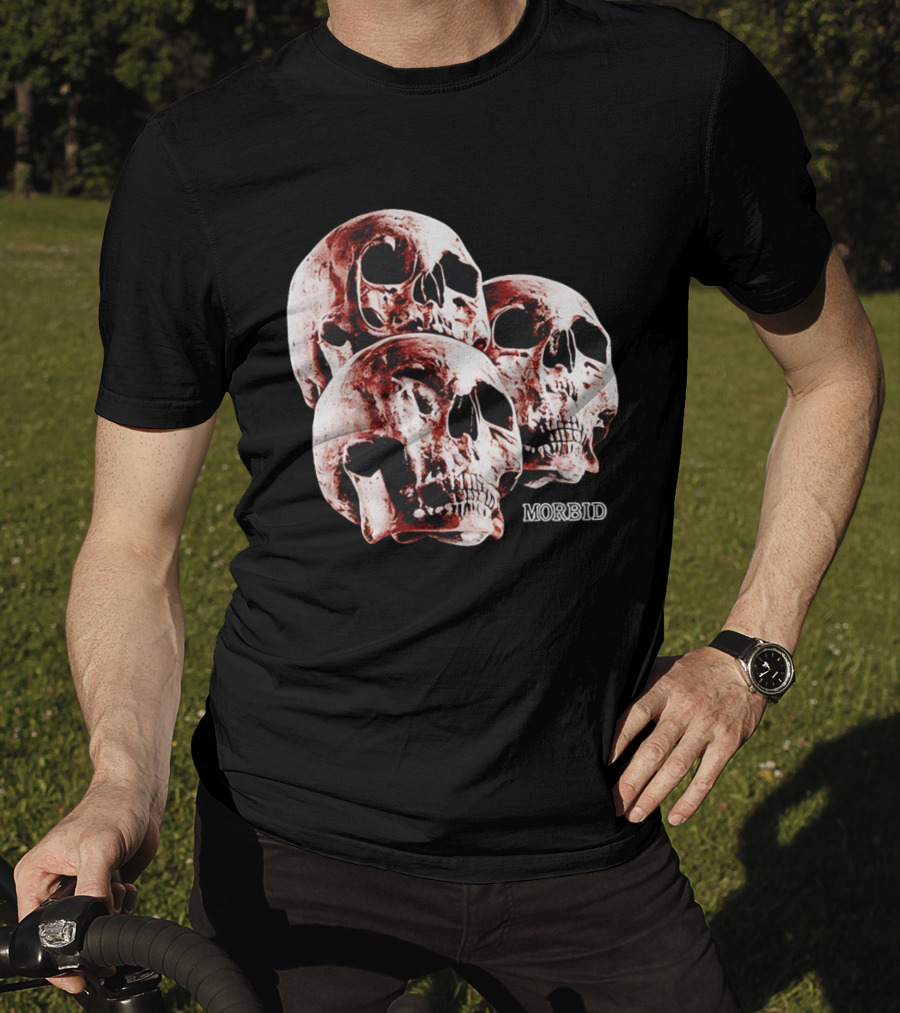 Skulls Skeleton Bones Cranium Head Anatomy Morbid Horror Death Mortality Macabre Incognito T-Shirt