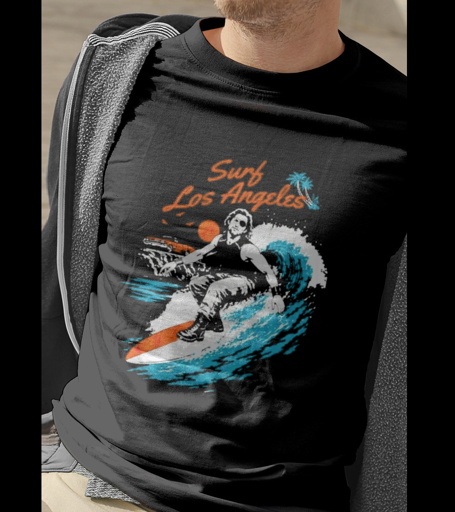 Surf Los Angeles Snake Plissken Escape From New York T-Shirt