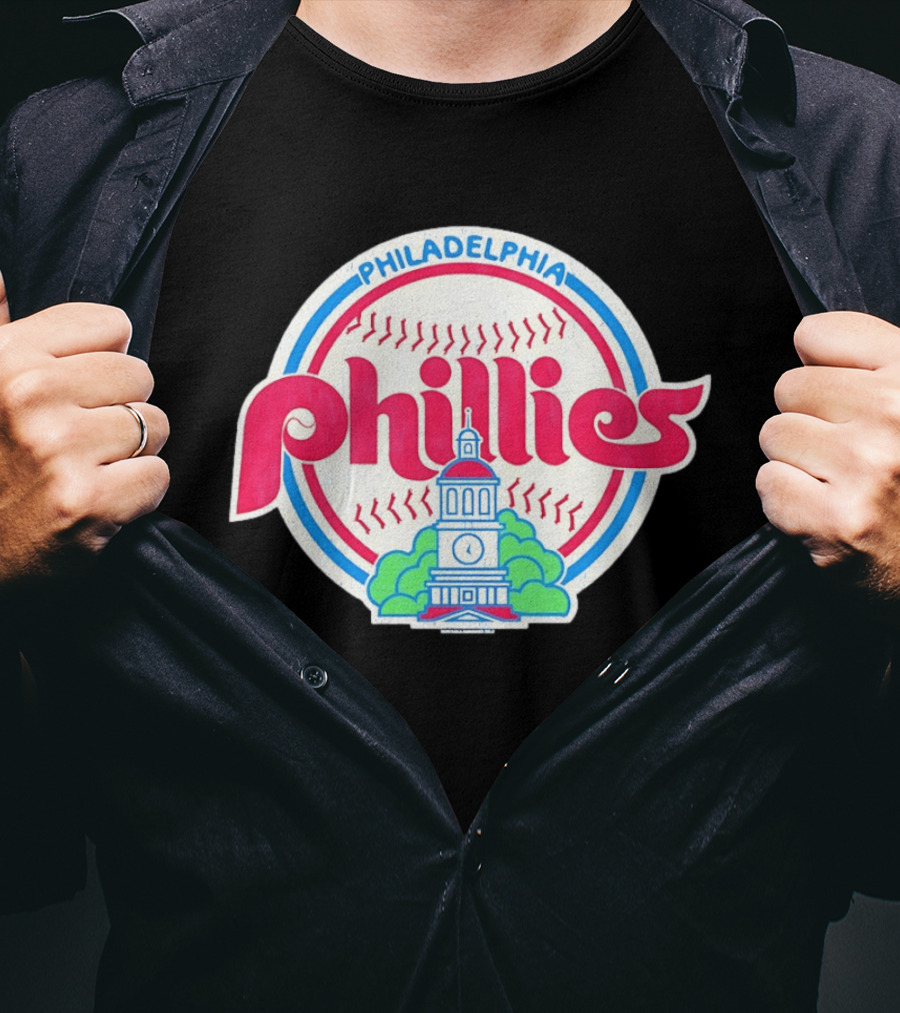 Philadelphia Phillies Liberty Bell Baseball T-Shirt