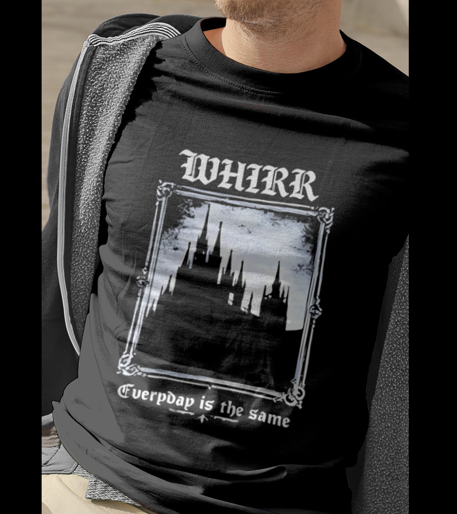 WHIRR Everyday Is The Same Gothic Castle Scene T-Shirt