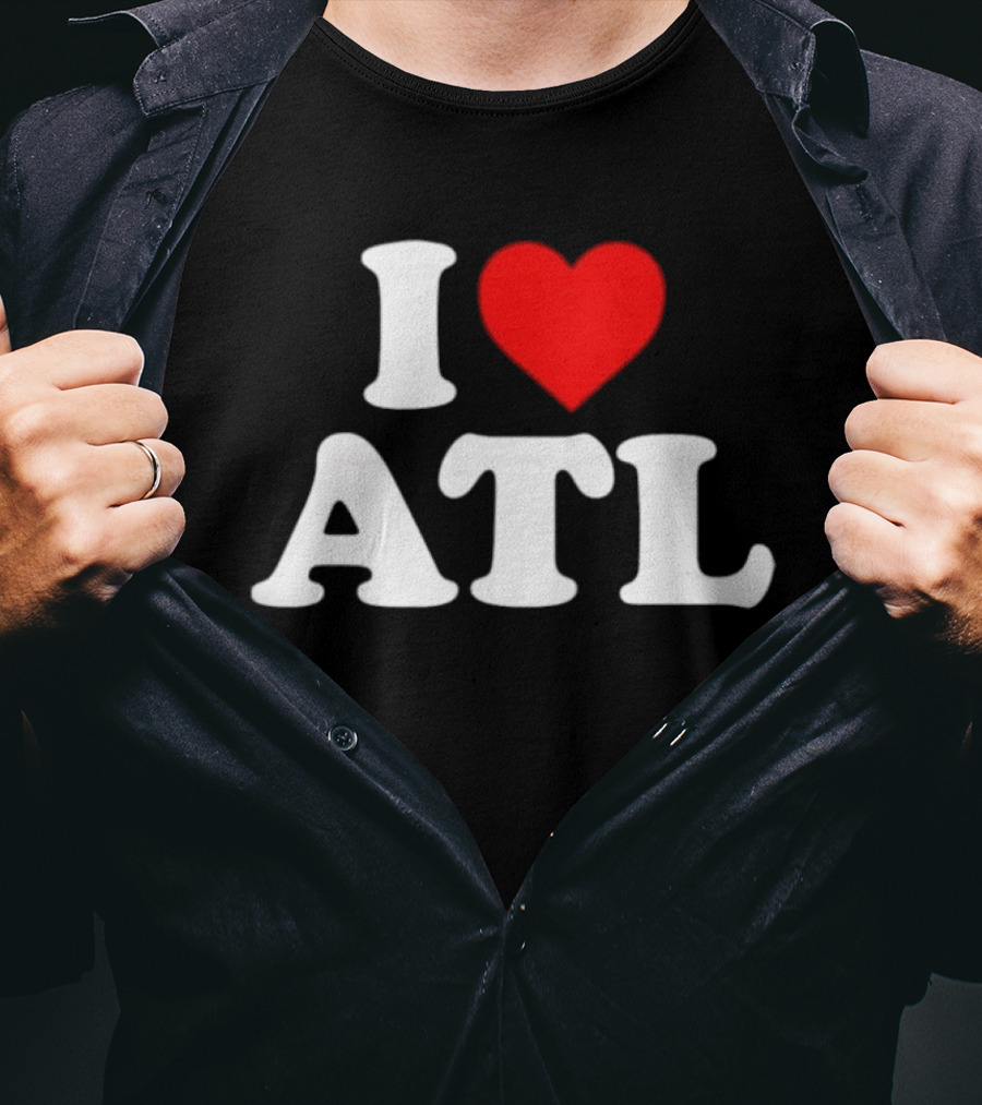 Atlanta Braves I Heart ATL Baseball Team T-Shirt