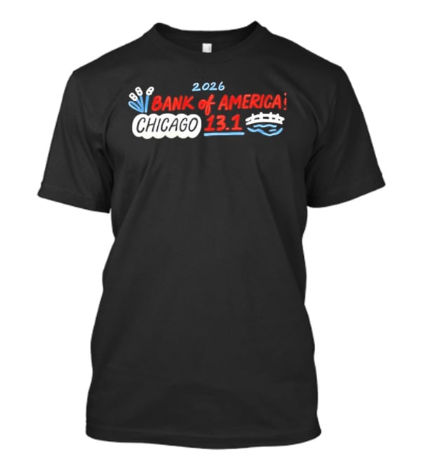 2026 Bank Of America Chicago 13.1 Bridge Cat Tails Athletic T-Shirt