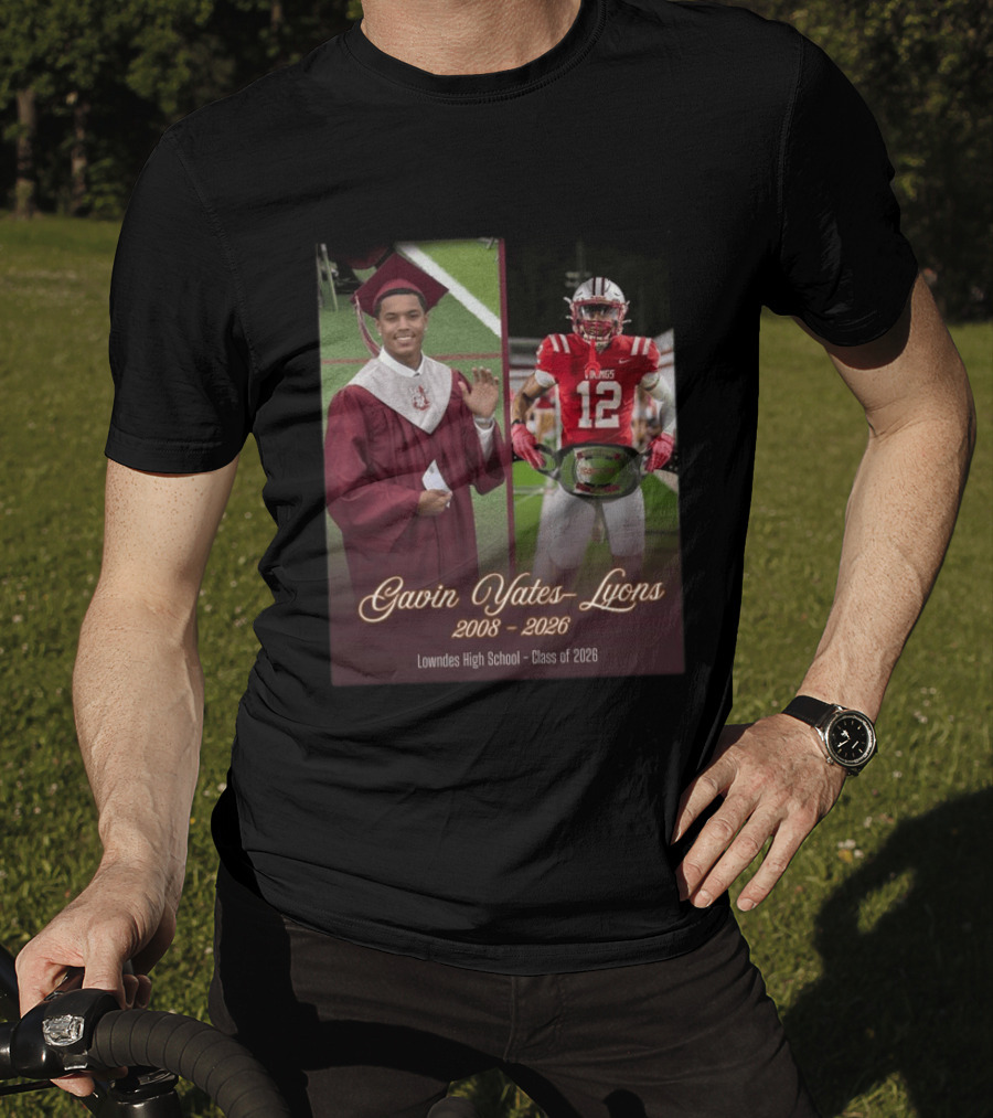 Gavin Yates Lyons Lowndes High School Class Of 2026 2008 2026 T-Shirt