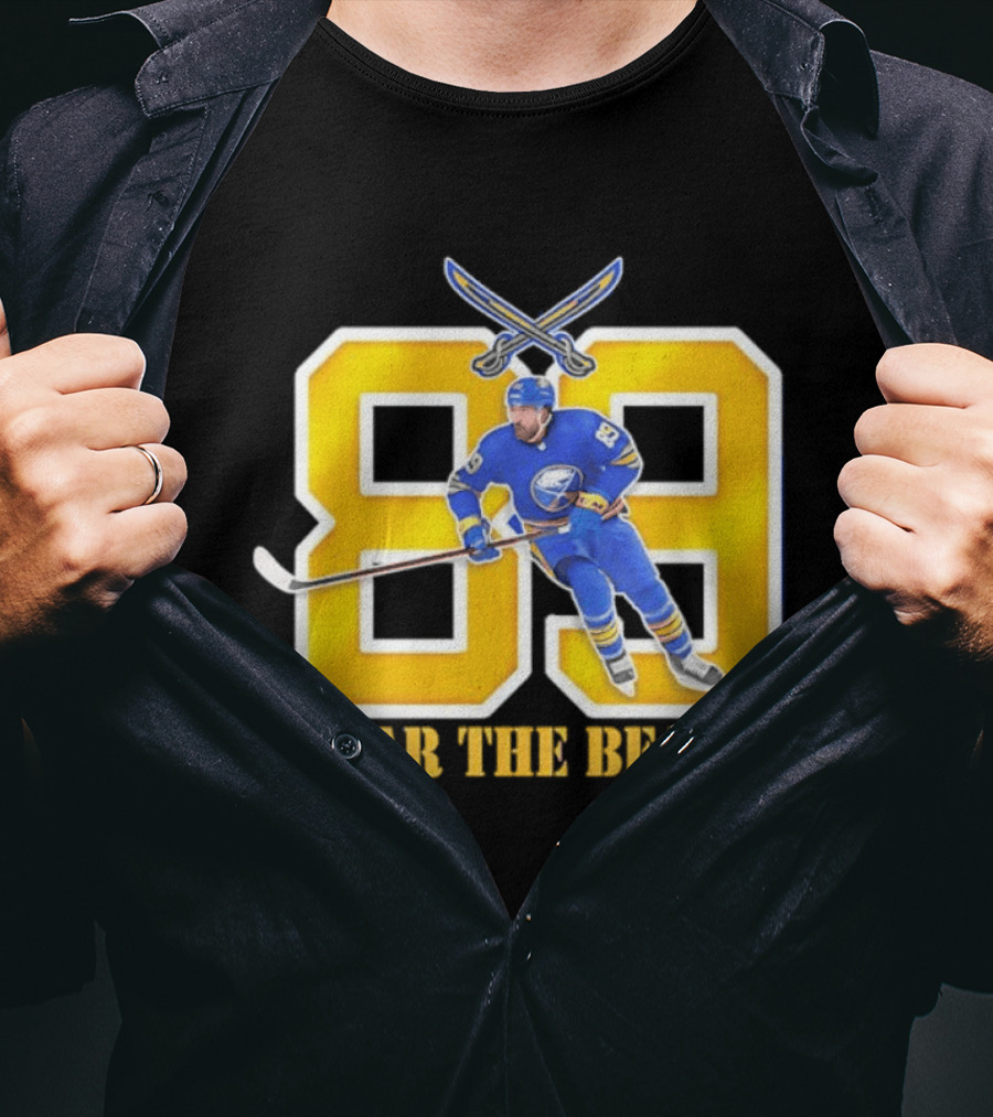 Buffalo Sabres Alex Tuch 89 Fear The Beard Hockey Player Fan Gear T-Shirt