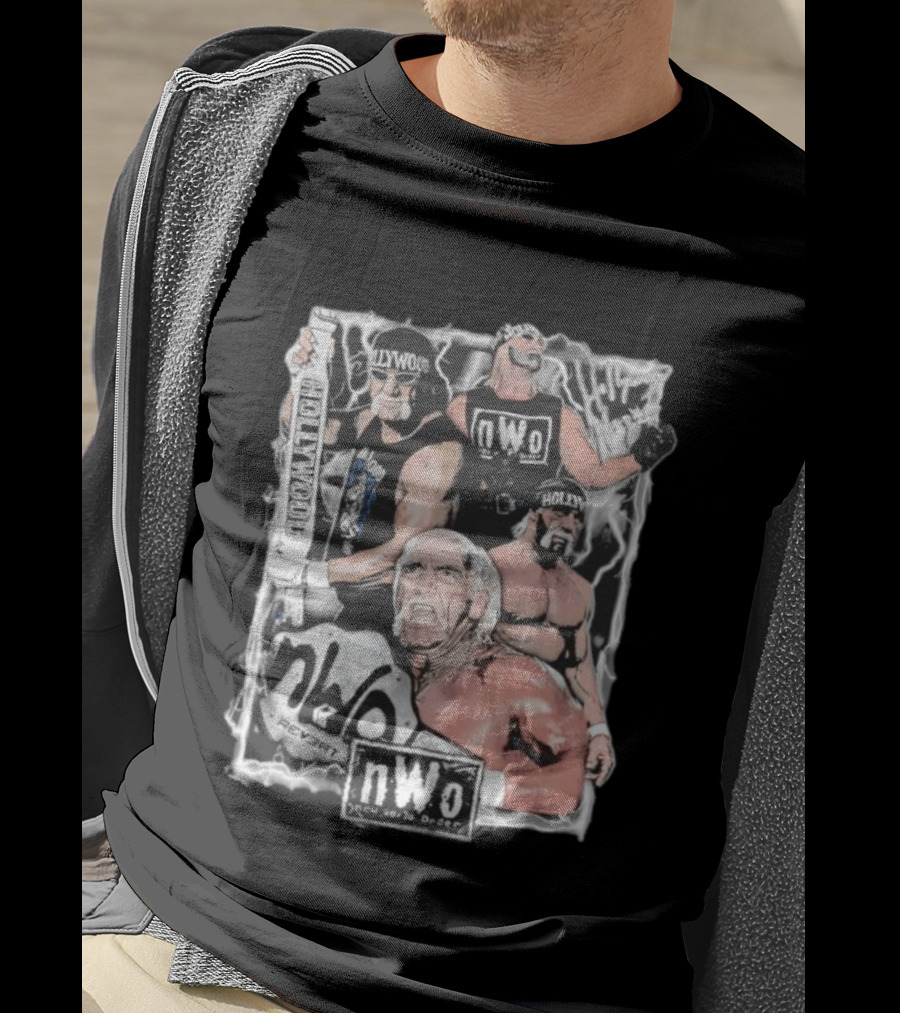 Hollywood Hulk Hogan Scott Hall Kevin Nash NWo New World Order Retro Wrestlers T-Shirt