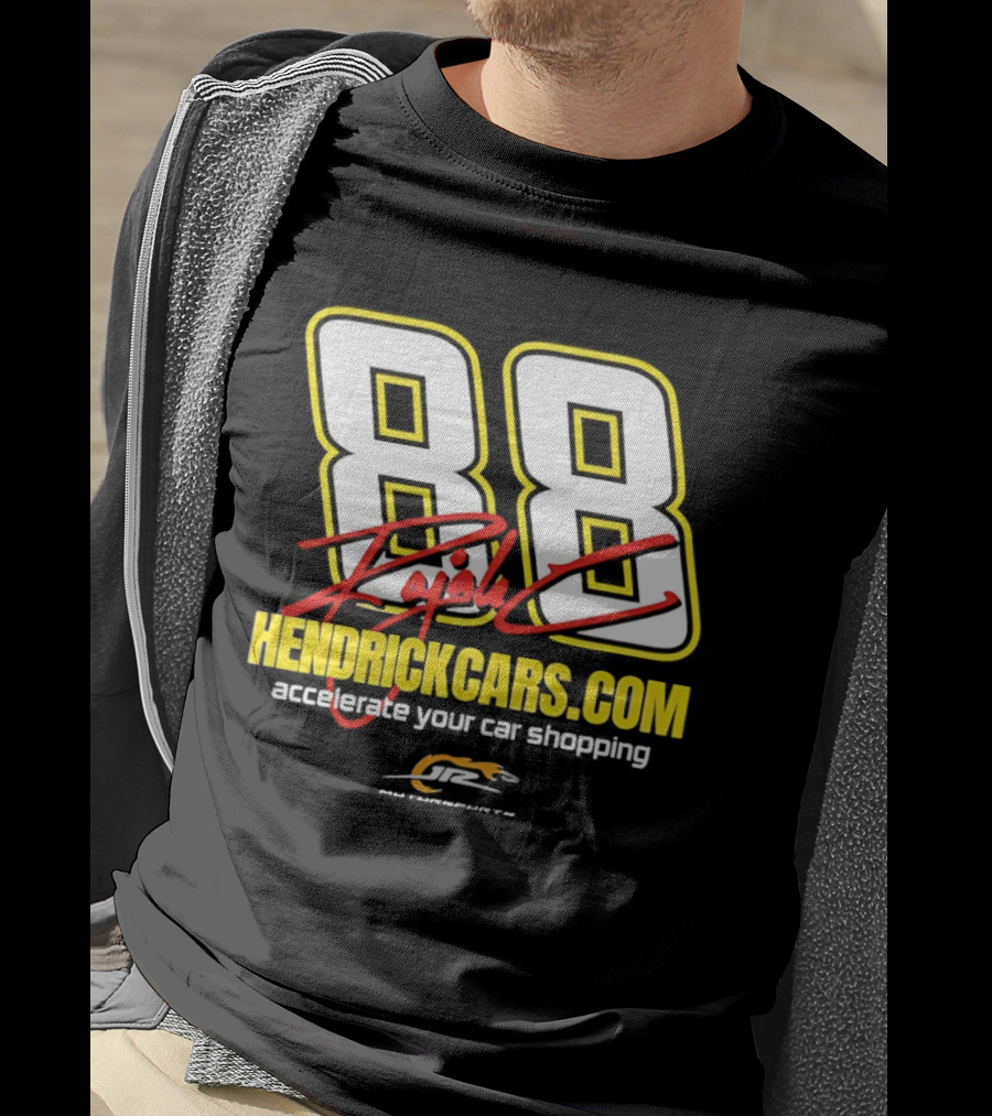 Dale Jr 88 Signature HendrickCarsCom JRM Motorsports NASCAR Accelerate Your Car Shopping T-Shirt