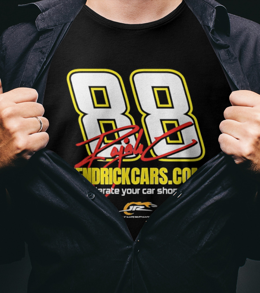 Dale Jr 88 Signature HendrickCarsCom JRM Motorsports NASCAR Accelerate Your Car Shopping T-Shirt