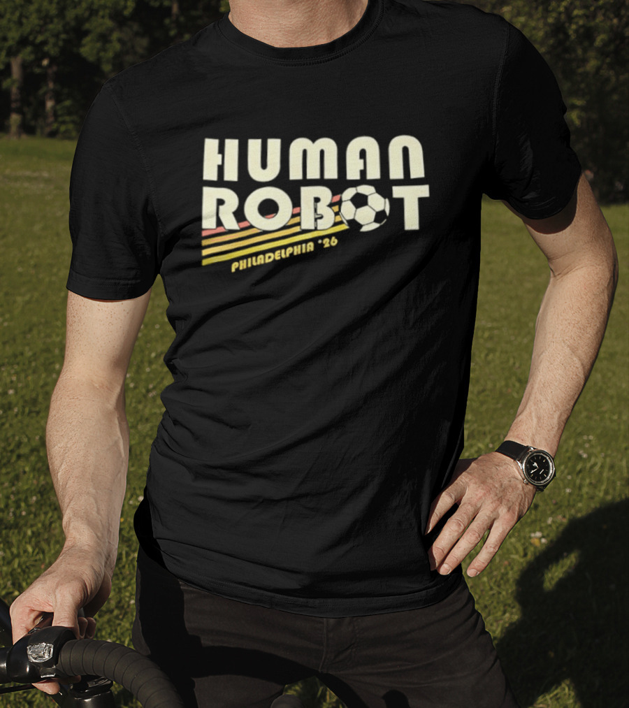 Human Robot Philadelphia 26 Soccer T-Shirt