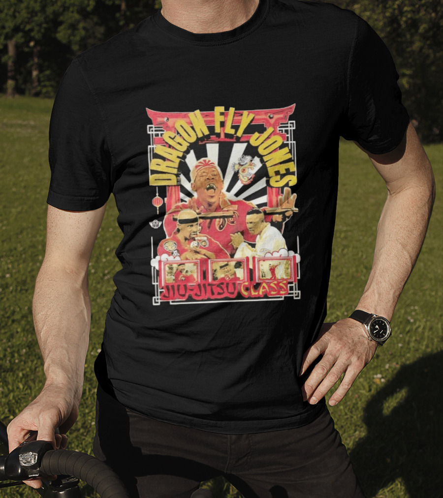 Dragon Fly Jones Jiu Jitsu Class Martial Arts Comedy 90s T-Shirt