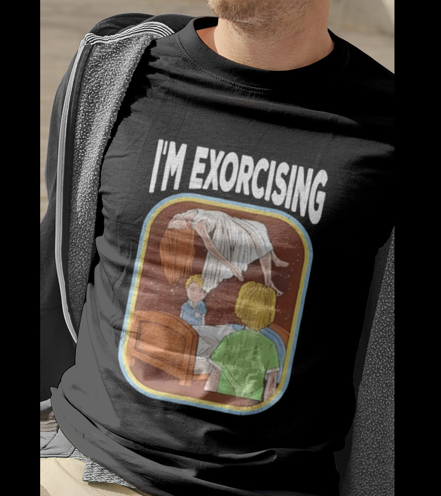 I'm Exorcising NJ Horror Paranormal Child Scene T-Shirt