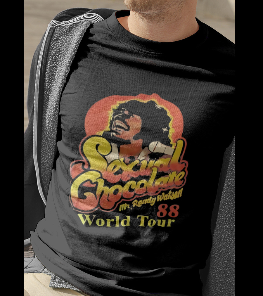 Sexual Chocolate Mr Randy Watson 88 World Tour Eddie Murphy Coming To America T-Shirt