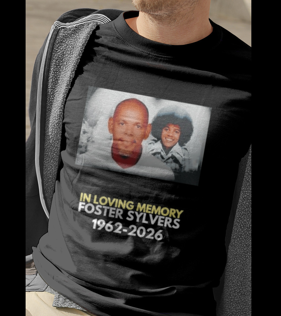 In Loving Memory Foster Sylvers 1962 2026 Memorial Photo T-Shirt