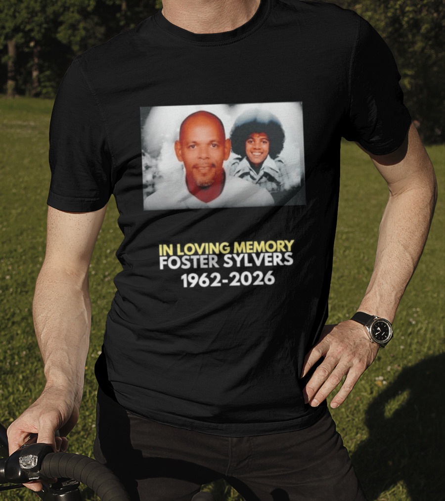 In Loving Memory Foster Sylvers 1962 2026 Memorial Photo T-Shirt