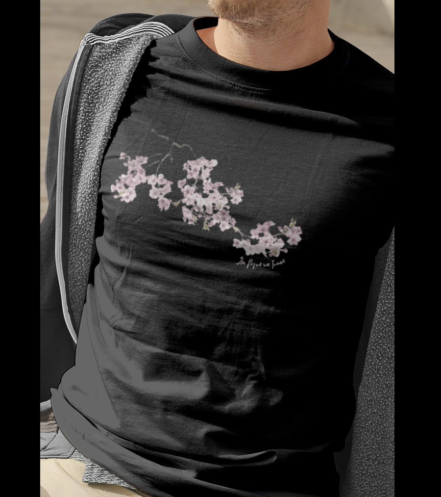 In We Trust Cherry Blossom Sakura Aesthetic T-Shirt