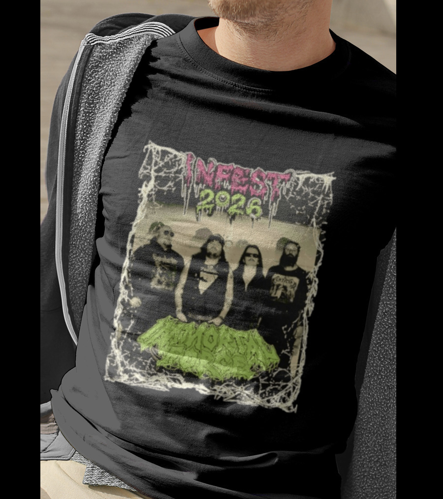 Infest 2026 Death Metal Canada Immortal Force Band T-Shirt